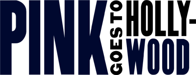 Pink Goes To Hollywood logo for Sega Mega Drive